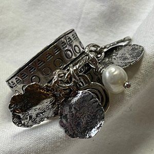 Silpada Sterling Silver Cha Cha Ring Size 8